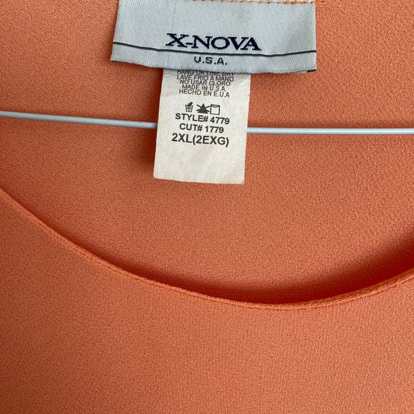 X-NOVA USA Embellished, Sequin, Flutter Sleeve, Flowy Fairy Blouse  - Size XXl - Picture 6 of 7